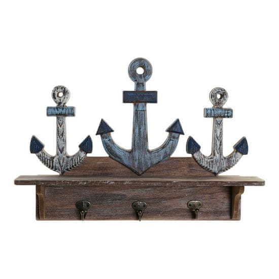 DKD Home Decor Stenski obešalnik za plašče DKD Home Decor MDF Wood (47 x 8,5 x 32 cm)