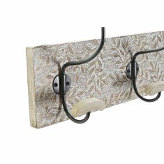 DKD Home Decor Stenski obešalnik DKD Home Decor Iron Indian Man Mango wood (76 x 14 x 21 cm)