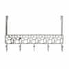 Vratni obešalnik DKD Home Decor Srebrna kovina Plastični cvetovi 32 x 10 x 19 cm