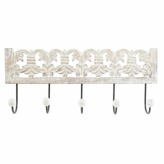 DKD Home Decor Stenski obešalnik DKD Home Decor Kovina Mango les Indijanec (44 x 7 x 19 cm)