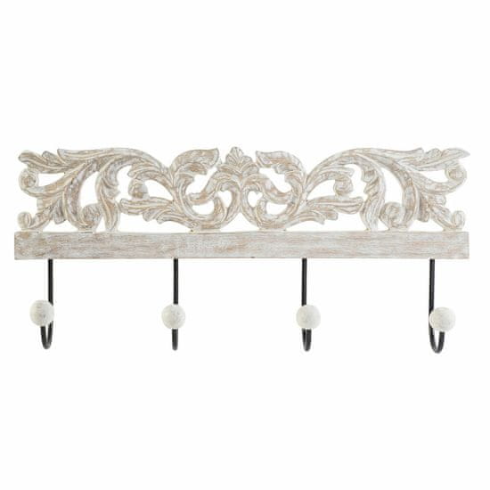 DKD Home Decor Stenski obešalnik DKD Home Decor Kovina Mango les Indijanec (43 x 7 x 19 cm)