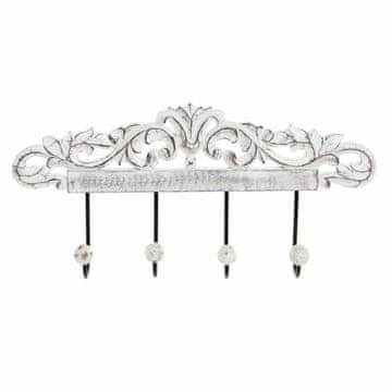 DKD Home Decor Stenski obešalnik DKD Home Decor Kovina Mango les (40,5 x 6,5 x 19 cm)