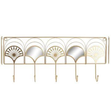 DKD Home Decor Stenski obešalnik DKD Home Decor Metal Fan Oriental (47 x 5 x 20 cm)