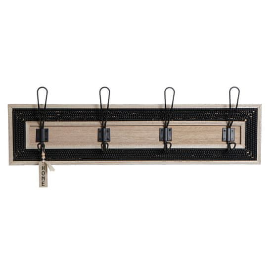 DKD Home Decor Stenski obešalnik DKD Home Decor Kovina MDF (60 x 6 x 18,5 cm)