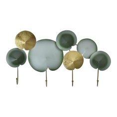 DKD Home Decor Stenski obešalnik za plašče DKD Home Decor Kovina Oriental (45 x 6 x 24 cm)