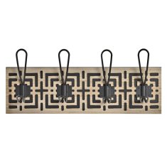 DKD Home Decor Stenski obešalnik DKD Home Decor Kovina MDF Arab (40 x 8 x 16 cm)