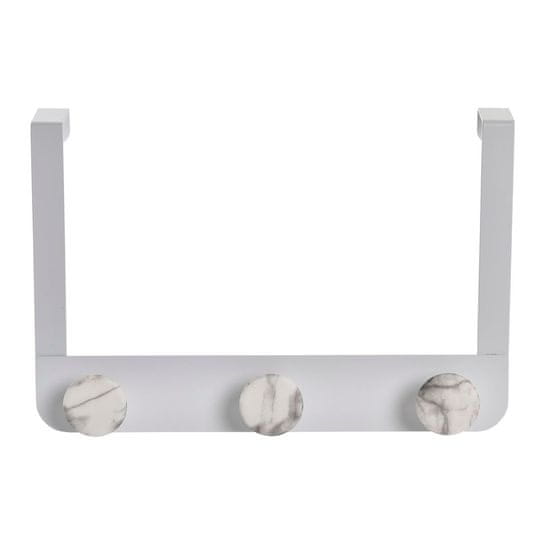 DKD Home Decor Vratno stojalo za plašče DKD Home Decor (3 obešalniki) Kovina (30 x 3 x 20 cm)