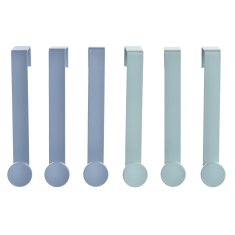 DKD Home Decor Vratno stojalo za plašče DKD Home Decor Blue Golden Metal Green (2 x 5 x 17 cm) (2 enoti) (3 enote)