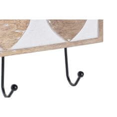 DKD Home Decor Stenski obešalnik DKD Home Decor 38 x 17 x 6 cm Kovina Les Urban (2 enoti)