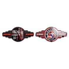 DKD Home Decor Stenski obešalnik DKD Home Decor Metal Vintage (2 enoti) (60 x 4 x 28 cm)