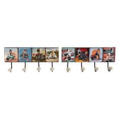 DKD Home Decor Stenski obešalnik DKD Home Decor Metal Vintage (40 x 7 x 18 cm) (2 enoti)
