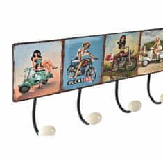 DKD Home Decor Stenski obešalnik DKD Home Decor Metal Vintage (40 x 7 x 18 cm) (2 enoti)