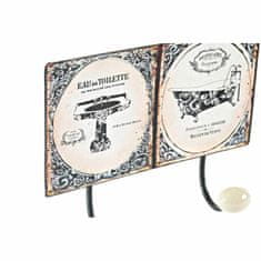 DKD Home Decor Stenski obešalnik DKD Home Decor Metal Traditional Baths (24 x 6 x 12 cm) (2 enoti)