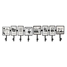 DKD Home Decor Stenski obešalnik DKD Home Decor Metal Vintage (38 x 6 x 19 cm) (2 enoti)