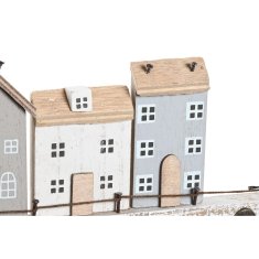 DKD Home Decor Stenski obešalnik za plašče DKD Home Decor MDF Wood (34,5 x 4,5 x 13 cm)