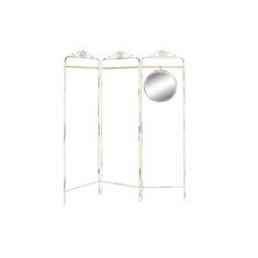 DKD Home Decor Stojalo za klobuke DKD Home Decor 150 x 2,5 x 180 cm Zrcalo Kovina Bela