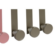 DKD Home Decor Vratno stojalo za plašče DKD Home Decor Metal (3 x 8 x 17 cm) (2 enoti) (3 kosi)