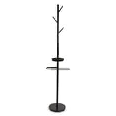 Versa Stojalo za klobuke Versa Noa Black Metal (30 x 5,5 x 30 cm)