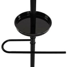 Versa Stojalo za klobuke Versa Noa Black Metal (30 x 5,5 x 30 cm)