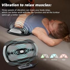 Večnamenski shiatsu masažni aparat za ledveno hrbtenico