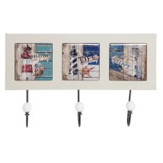 DKD Home Decor Stojalo za plašče DKD Home Decor Metal Multicolor Headlight MDF Wood (40 x 7 x 26 cm)