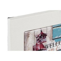 DKD Home Decor Stojalo za plašče DKD Home Decor Metal Multicolor Headlight MDF Wood (40 x 7 x 26 cm)