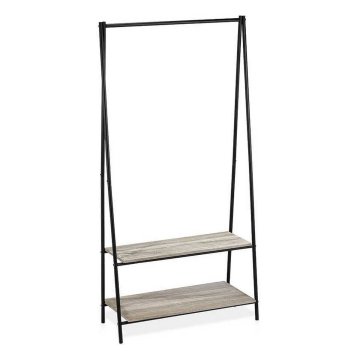Confortime Stojalo za klobuke Confortime Black Wood Metal 80 x 40 x 160 cm
