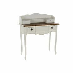 DKD Home Decor Pisalna miza DKD Home Decor Bela Rjava Paolownia les (90 x 40 x 101 cm)