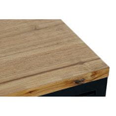 DKD Home Decor Pisalna miza DKD Home Decor črna kovina les srebrna (110 x 45 x 77 cm)