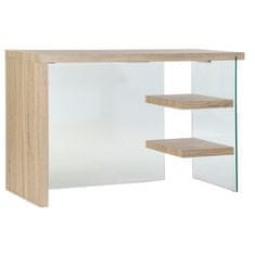 DKD Home Decor Pisalna miza DKD Home Decor Transparent Crystal MDF Wood (120 x 50 x 76 cm)