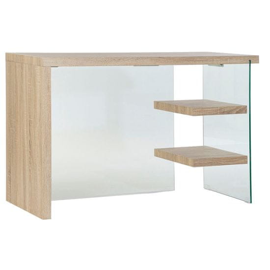 DKD Home Decor Pisalna miza DKD Home Decor Transparent Crystal MDF Wood (120 x 50 x 76 cm)