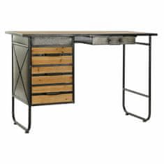 DKD Home Decor Pisalna miza DKD Home Decor Natural Black Metal 120 x 50 x 80 cm MDF Wood