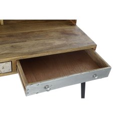 DKD Home Decor Pisalna miza DKD Home Decor Kovina Mango les (120 x 54 x 94 cm)