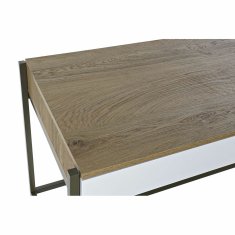 DKD Home Decor Pisalna miza DKD Home Decor Bela rjava kovina MDF les 110 x 55 x 76 cm