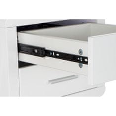 DKD Home Decor Pisalna miza DKD Home Decor Bela srebrna kovina MDF les 120 x 55 x 76 cm