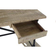 DKD Home Decor Pisalna miza DKD Home Decor Metal Wood (130 x 70 x 78 cm)