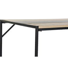 DKD Home Decor Pisalna miza DKD Home Decor Natural Black Metal MDF (120 x 60 x 75 cm)