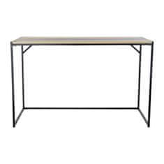 DKD Home Decor Pisalna miza DKD Home Decor Natural Black Metal MDF (120 x 60 x 75 cm)