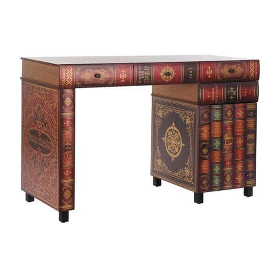 DKD Home Decor Pisalna miza DKD Home Decor Wood Multicolour PU (120 x 50 x 78 cm)