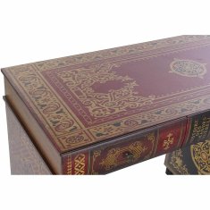 DKD Home Decor Pisalna miza DKD Home Decor Wood Multicolour PU (120 x 50 x 78 cm)