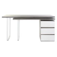 DKD Home Decor Pisalna miza DKD Home Decor Natural Grey Metal MDF (150 x 120 x 75 cm)