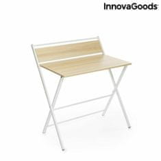 InnovaGoods Zložljiva pisalna miza s polico InnovaGoods Tablezy Wood (obnovljena A)