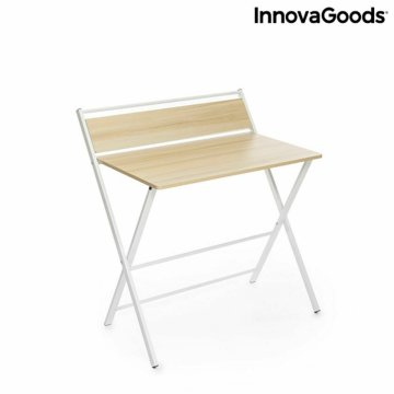 InnovaGoods Zložljiva pisalna miza s polico InnovaGoods Tablezy Wood (obnovljena A)