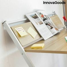 InnovaGoods Zložljiva pisalna miza s polico InnovaGoods Tablezy Wood (obnovljena A)