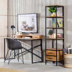 BigBuy Pisalna miza 120 x 55 x 90 cm Les Železo