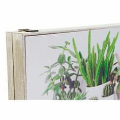 DKD Home Decor Omarica za ključe DKD Home Decor Bela Zelena MDF Les 46,5 x 6 x 31,5 cm (2 enoti)