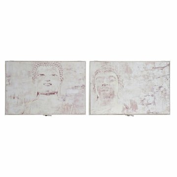 DKD Home Decor Omarica za ključe DKD Home Decor Beige MDF Wood (46,5 x 6 x 31,5 cm) (2 kosa)