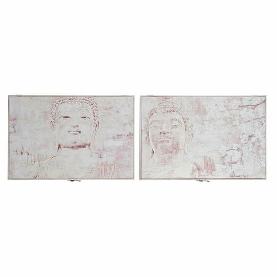DKD Home Decor Omarica za ključe DKD Home Decor Beige MDF Wood (46,5 x 6 x 31,5 cm) (2 kosa)