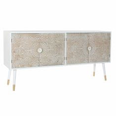 DKD Home Decor Bivak DKD Home Decor 160 x 42 x 80 cm jelka bela plastika svetlo rjava