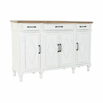 DKD Home Decor Bivak DKD Home Decor Bela rjava Pinewood Plastika 160 x 42 x 105 cm